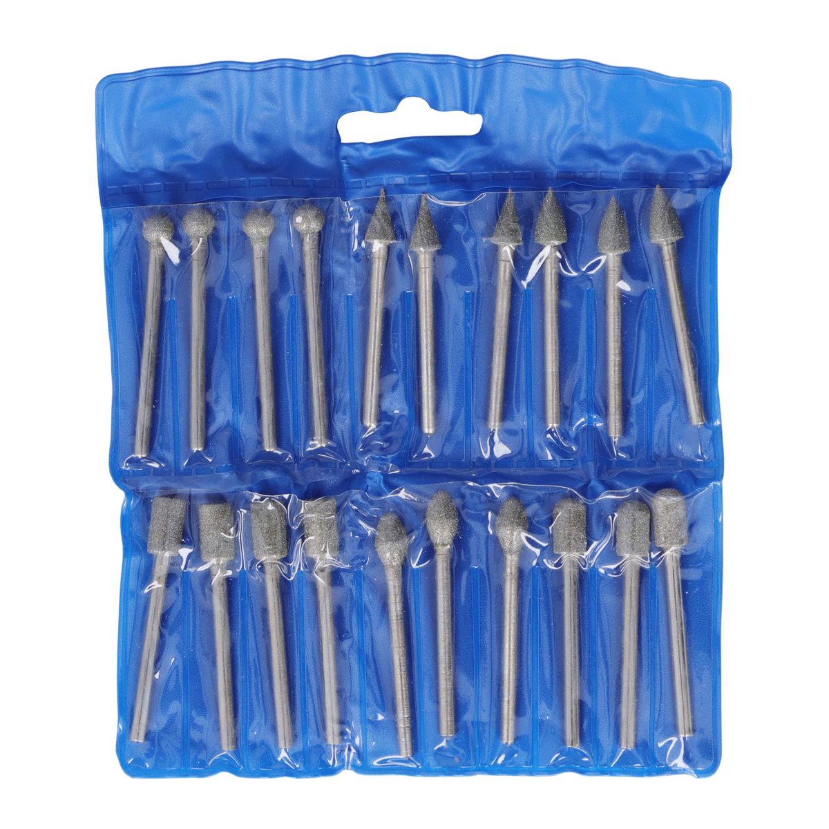 20Pcs Grinding Bits Rotary Burr Set 1/8in Shank Universal