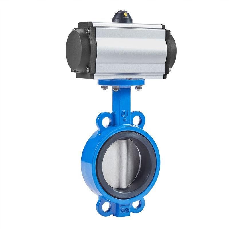 Pneumatic Butterfly Valve Clamp Valves Multi-Specification Fast Cut-off PTFE Butterfly Valve