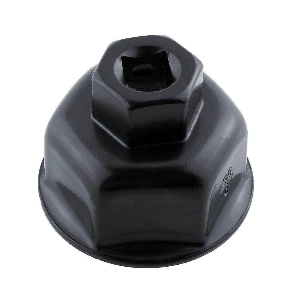 Car Black Oil Filter Wrench Cap Socket 36mm 3/8'' Drive For Truck Minicooper VW