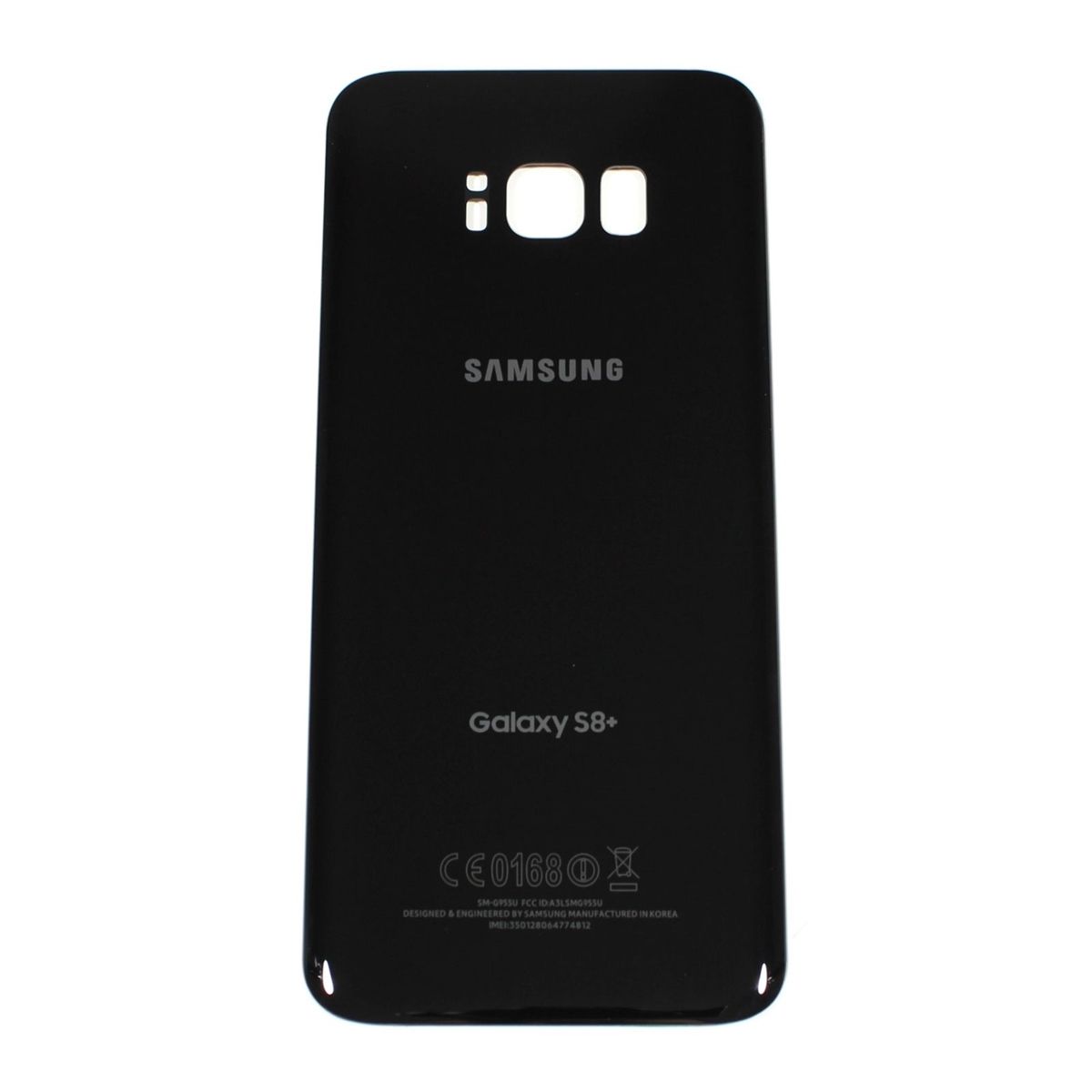 Rear Back Battery Door Cover For Samsung S8 Plus- Black