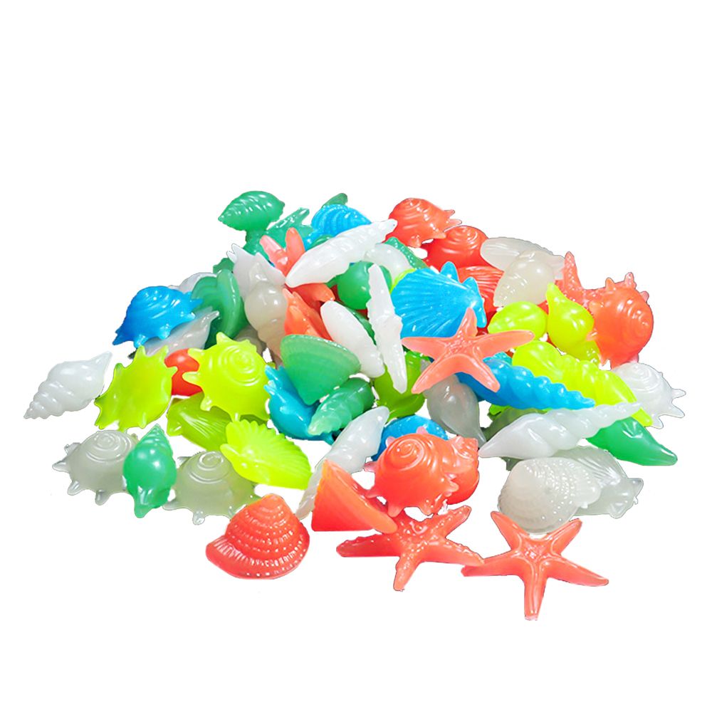 300pcs Glow In The Dark Stones Glow Stones Conch Shell