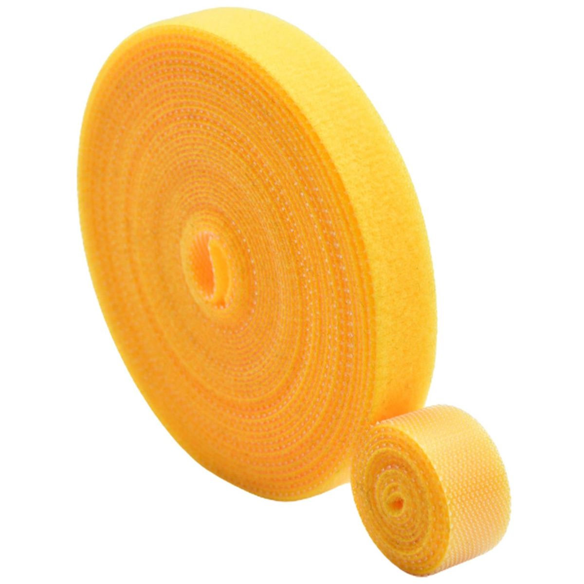1 Roll Plant Tie Fastener Tape Design Data Cable Bundling Belt Yellow