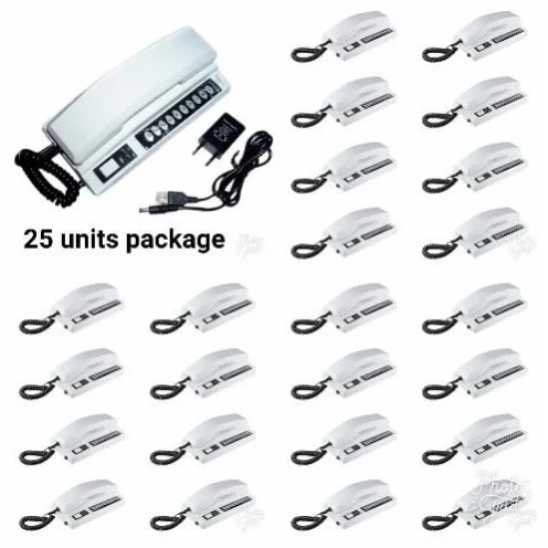 Wireless Corded Intercom Phone -25 Units