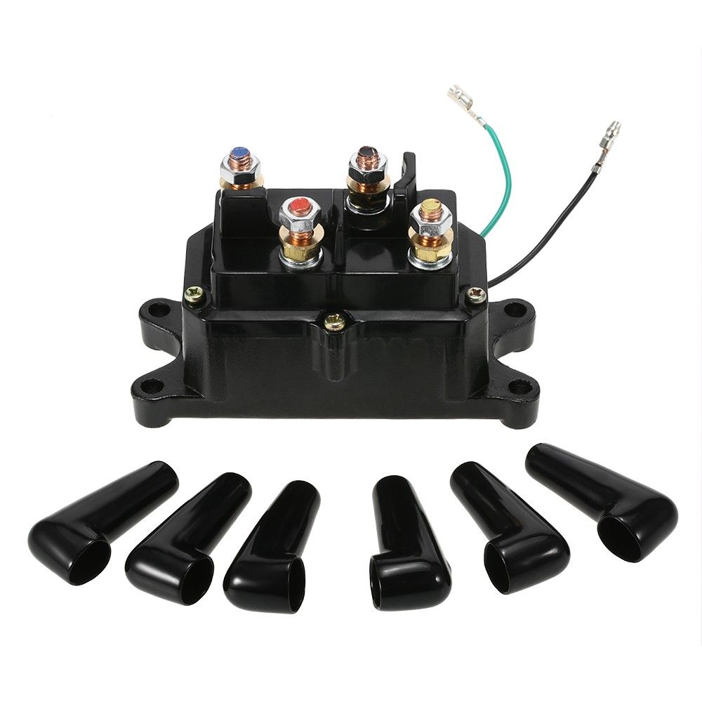 12V Solenoid Relay Contactor Winch Rocker Switch Thumb For