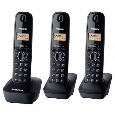 Wireless Cordless DECT Intercom Phone KX-TG1311 - 3 pcs Configured