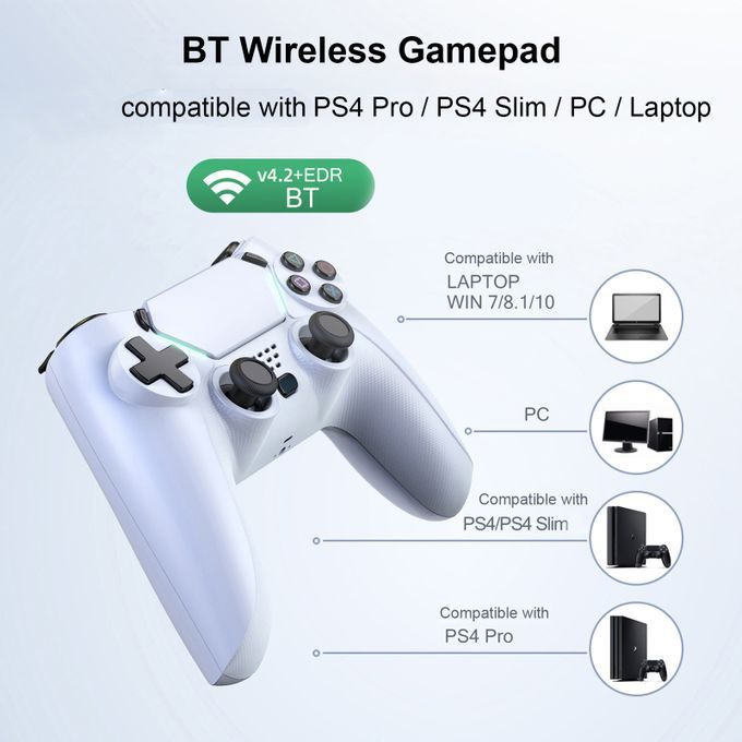Wireless Controller For Game Compatible With PS4/Pro/Slim
