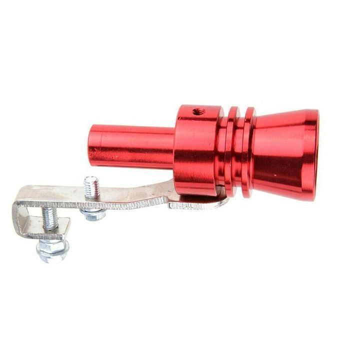 Universal Turbo   Exhaust Pipe Sounder Motor Y Le Modifi Ation Parts-Red