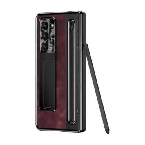 Case With Pen Holder For Samsung Galaxy Fold 6 - Leather
