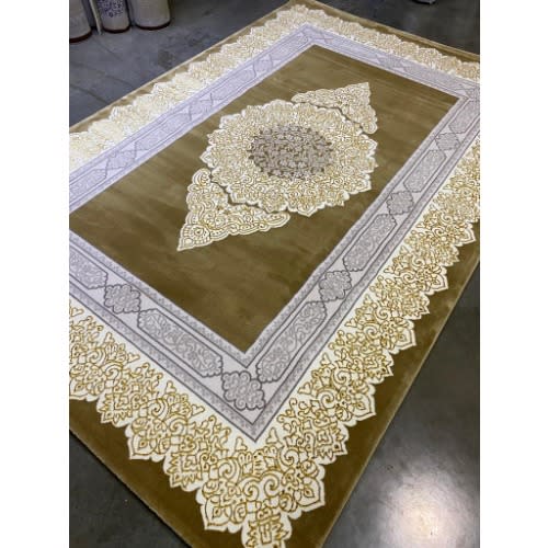 Turkish Retro Shades Center Rug - 7X10ft