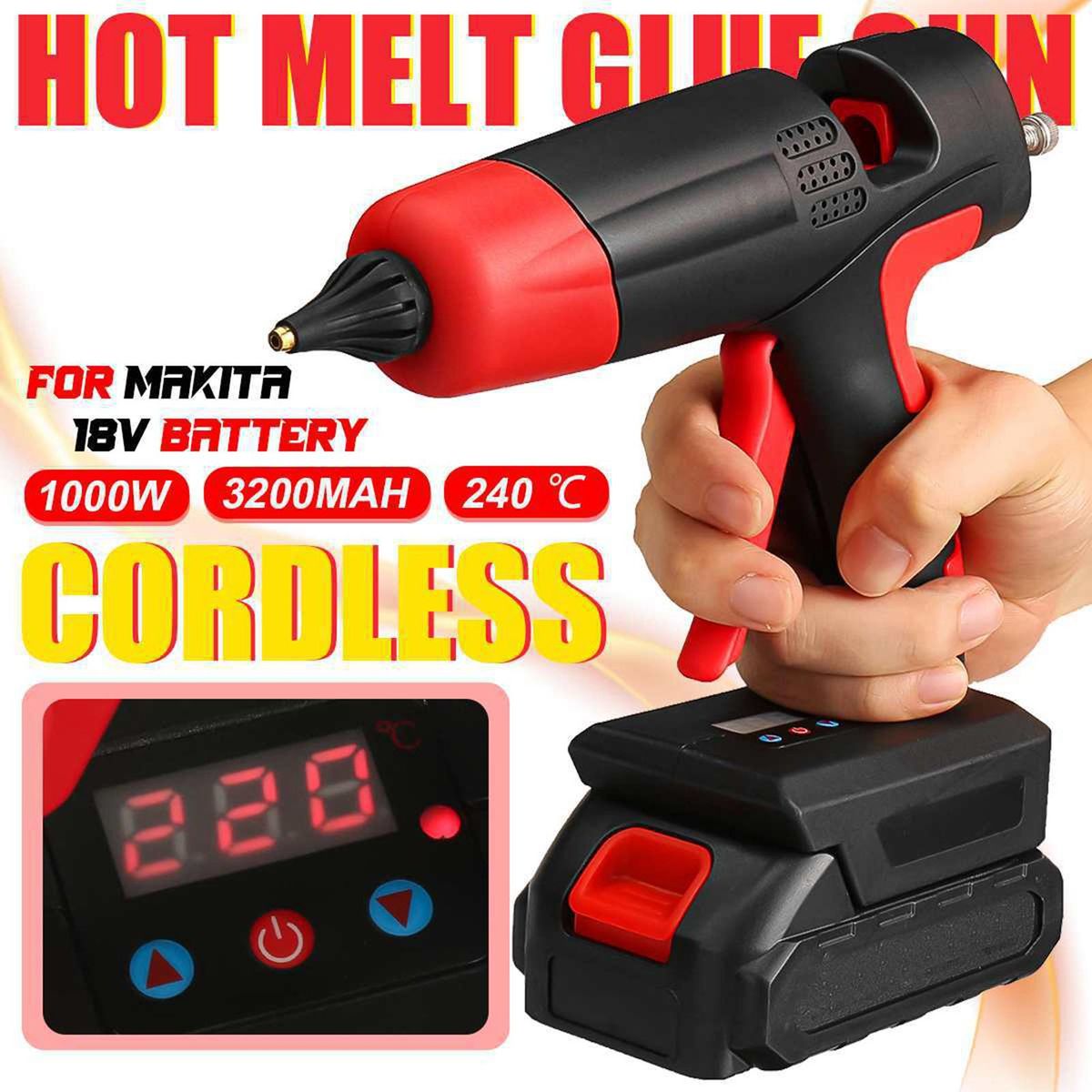 Hot Melt   Adjustable Temperature  Home DIY