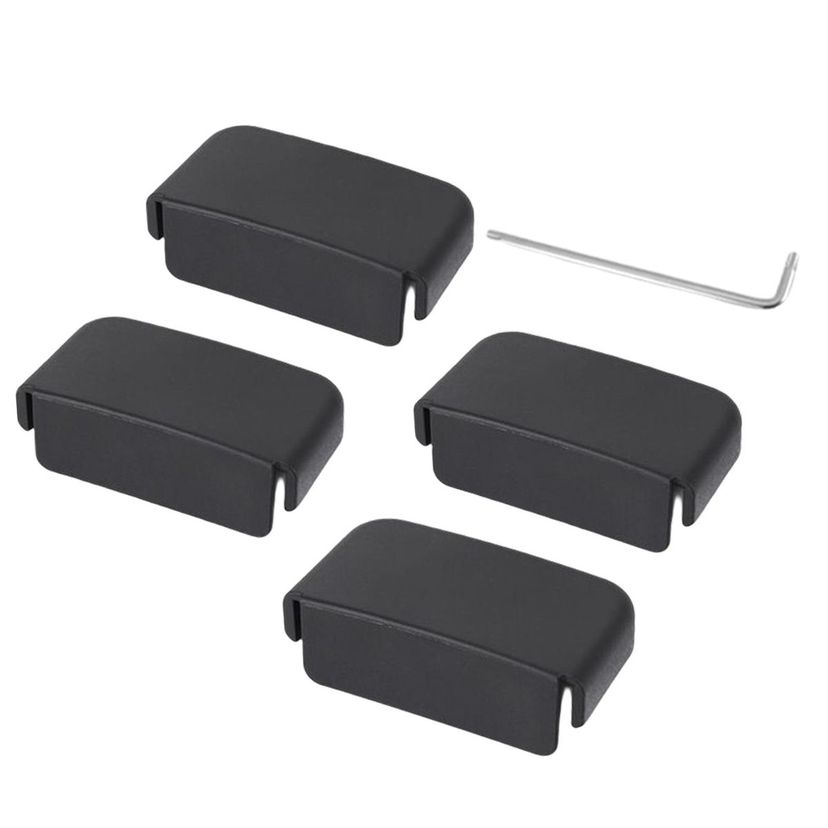 4pcs Rear Seat Rails Slide Plug Auto Anti Plug