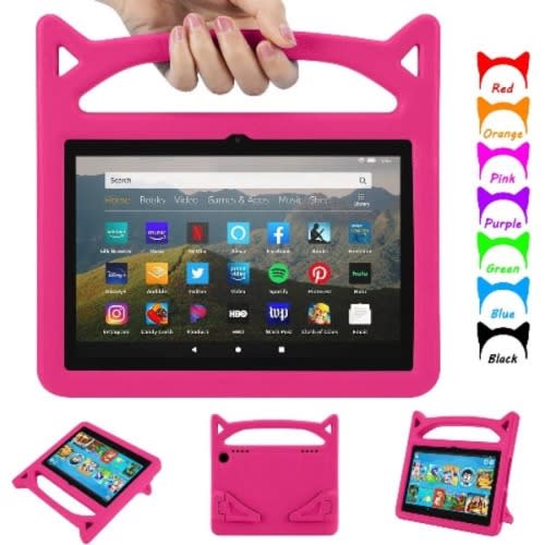 Fire Hd 8 Plus Tablet - 3GB RAM - 32GB ROM - Hd Display - Pink Pouch
