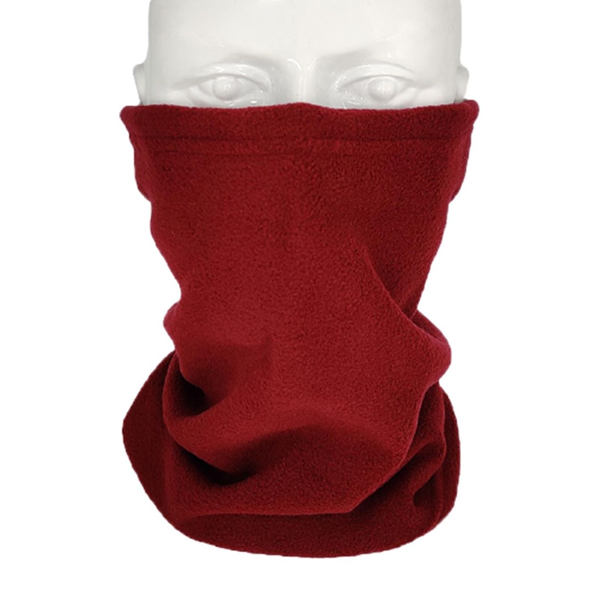 Unisex Winter Outdoor Sport Neck Wrap Windproof-Wine Red
