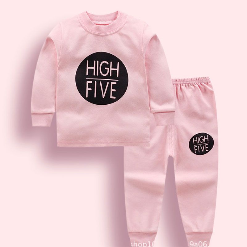 Infant Baby Boys Girls Clothes Sets-letter