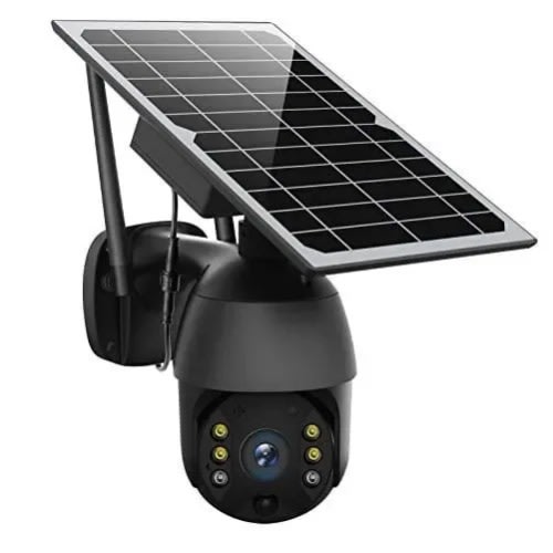 Solar 4g Ptz 360&deg; Surveillance Hd Camera - Black