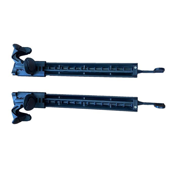 1 Pair Adjustable Kayak Rudder Control Footrest Foot Braces Foot Pegs