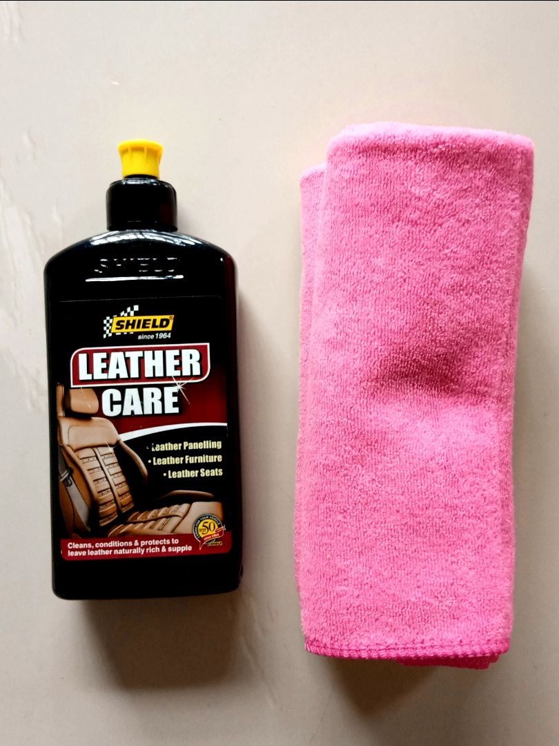 Leather Care Plus Free 2pcs Super Absorbent Towel