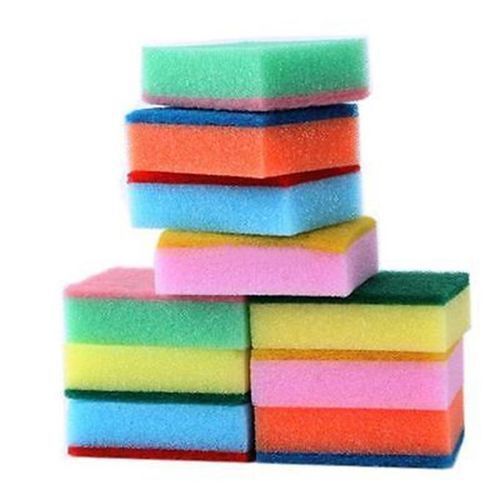 10PCS Cleaning Sponges Universal Sponge Brush Set Kitchen Cleaning Tools