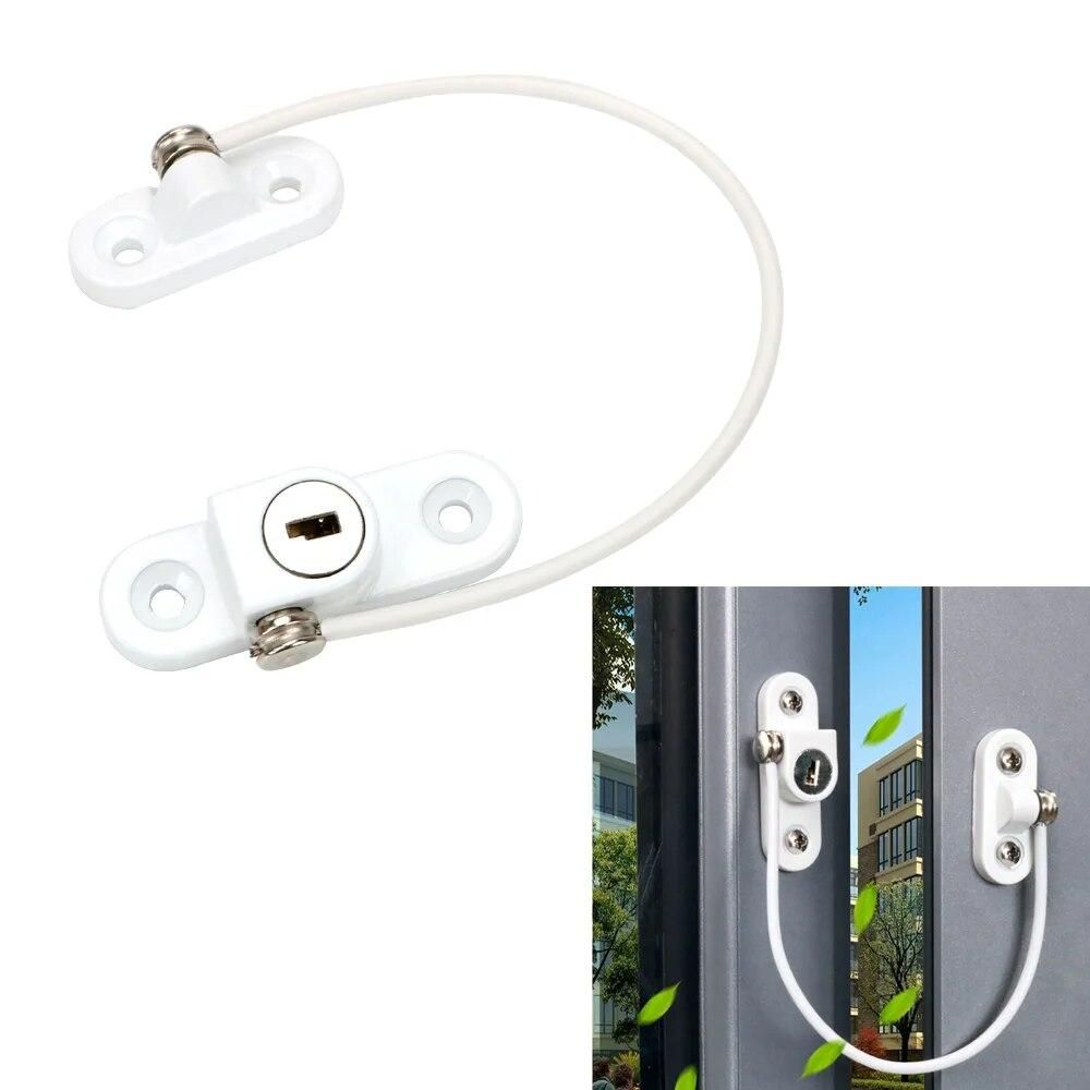 Door Window Security Lock 180mm Limit Child Safety Doors Lock Safety Device Window Restrictor Anti-theft