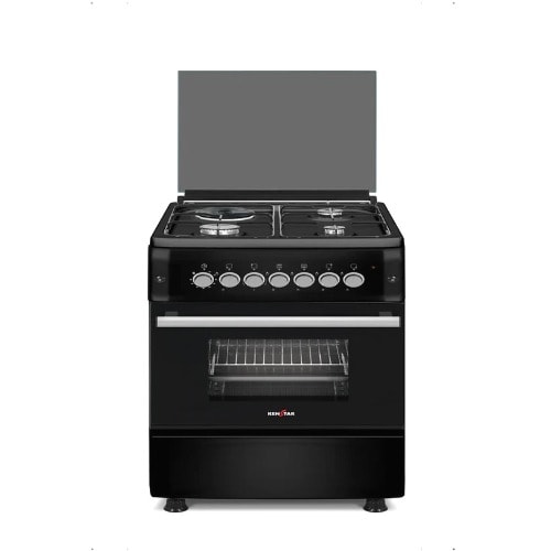 50x50cm 3 Gas Burner 1 Hotplate Cooker With Bottom Oven & Grill