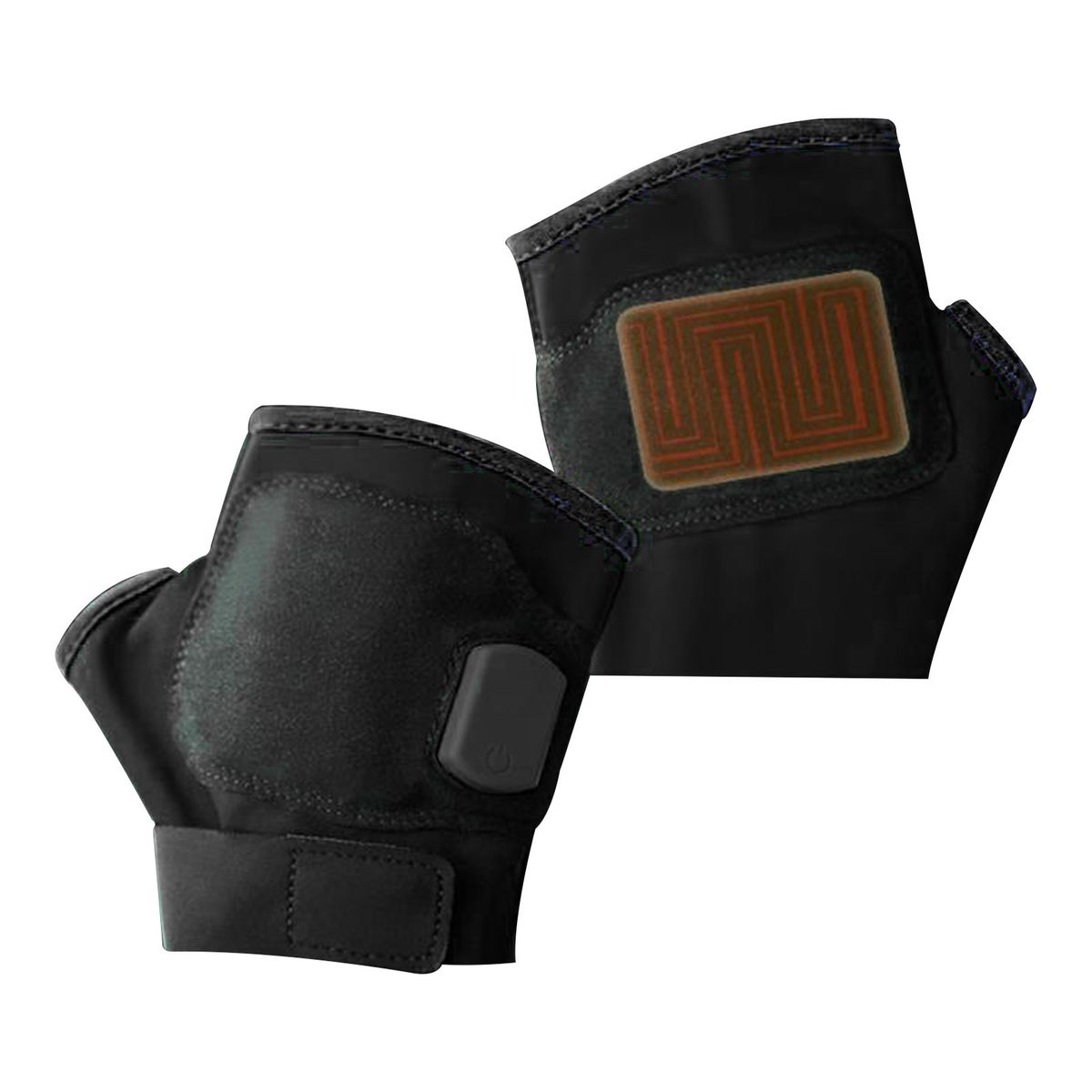 2PCS Winter Hand Warmer Fingerless Gloves Style 3 Modes USB