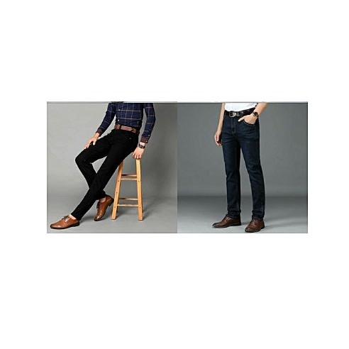 Men's Stock Jeans-Multicolour