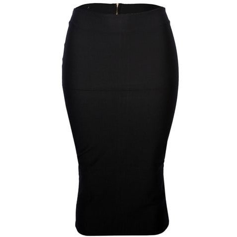 Women's High Waist Skirts - Black