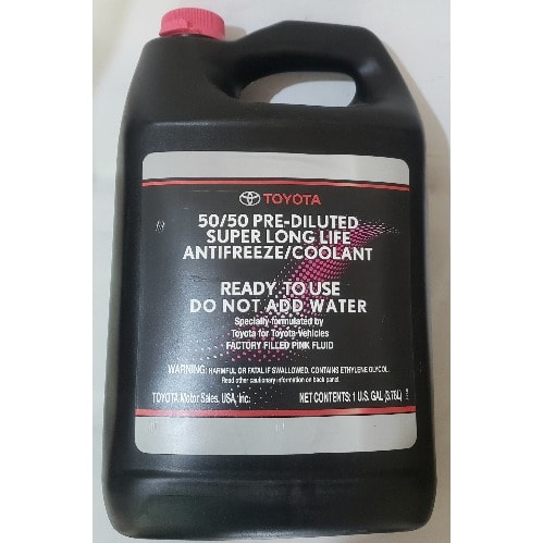 Toyota 50/50 Diluted Super Long Life Antifreeze/coolant - 3.78l