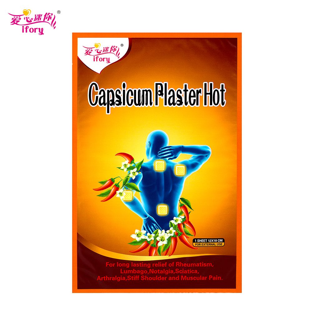 Plaster Herbal Capsicum Orthopedic Pain Bags Large For 5 Patch Plaster Size Ifory Relief Arthritis Hot Pain Pieces/Lot 5 Back
