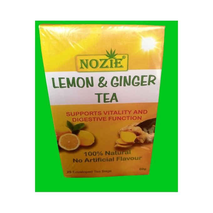 Nozie Lemon And Ginger Tea - The Tea that won the hearts of all