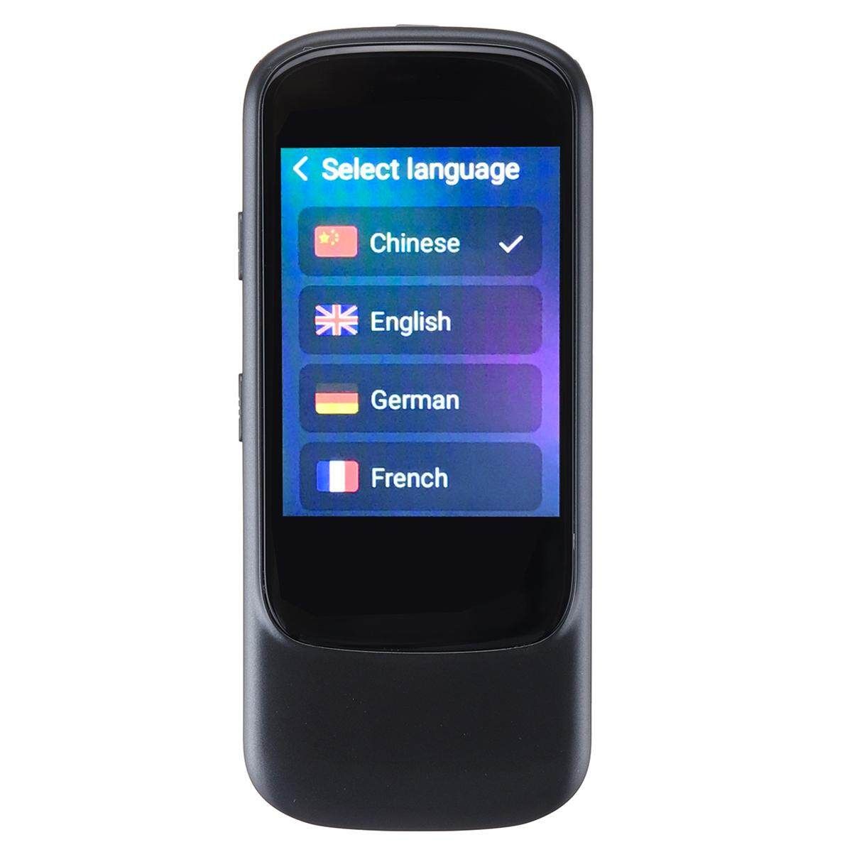 Translation Egg Intelligent Translator 20 Languages Instant Voice Pocket Device Black