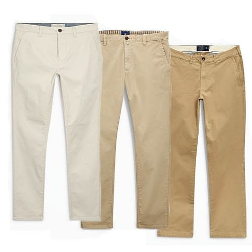 Men's Chinos - Set Of 3 - Multicolour