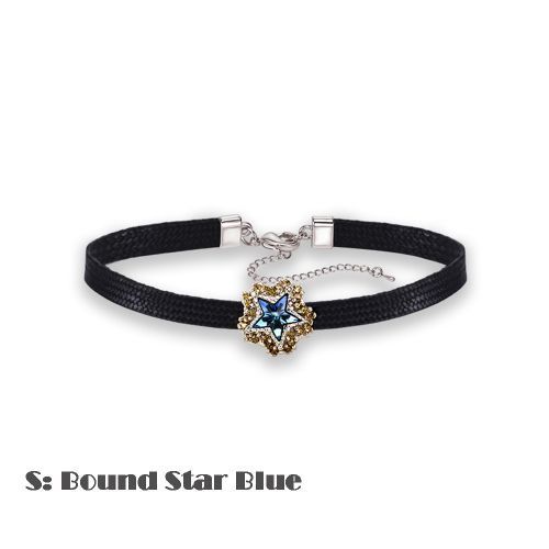 Ladies Necklace Black Neckband Clavicle Chain Women's Personality Choker S