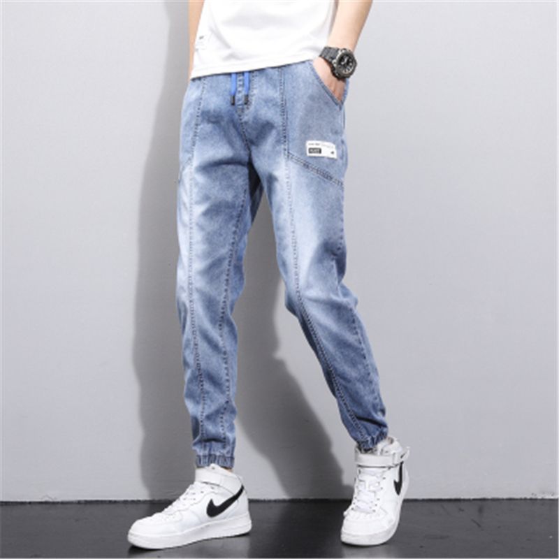 Corset Jeans Men's Casual Overalls Loose And Versatile Harem Pants