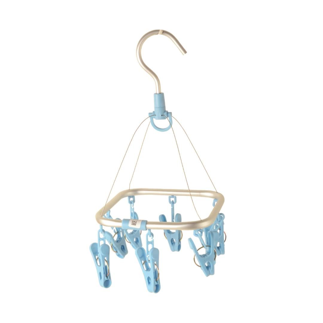 Clip And Dry Hooks With 8 Clothes Pins