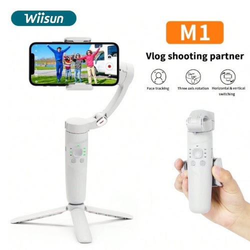 M1 Three Axis Wireless Multifunction Foldable Handheld Phone Gimbal Stabilizer Smooth 360