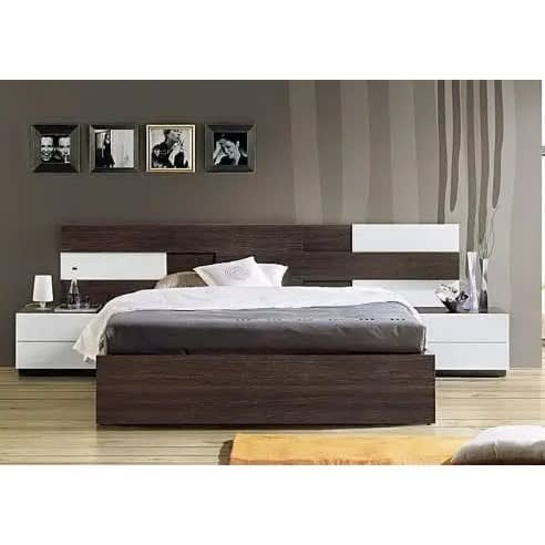 J Best Venture - Modern Luxury Bedframe With Two Bed Side - 6ft X 6ft