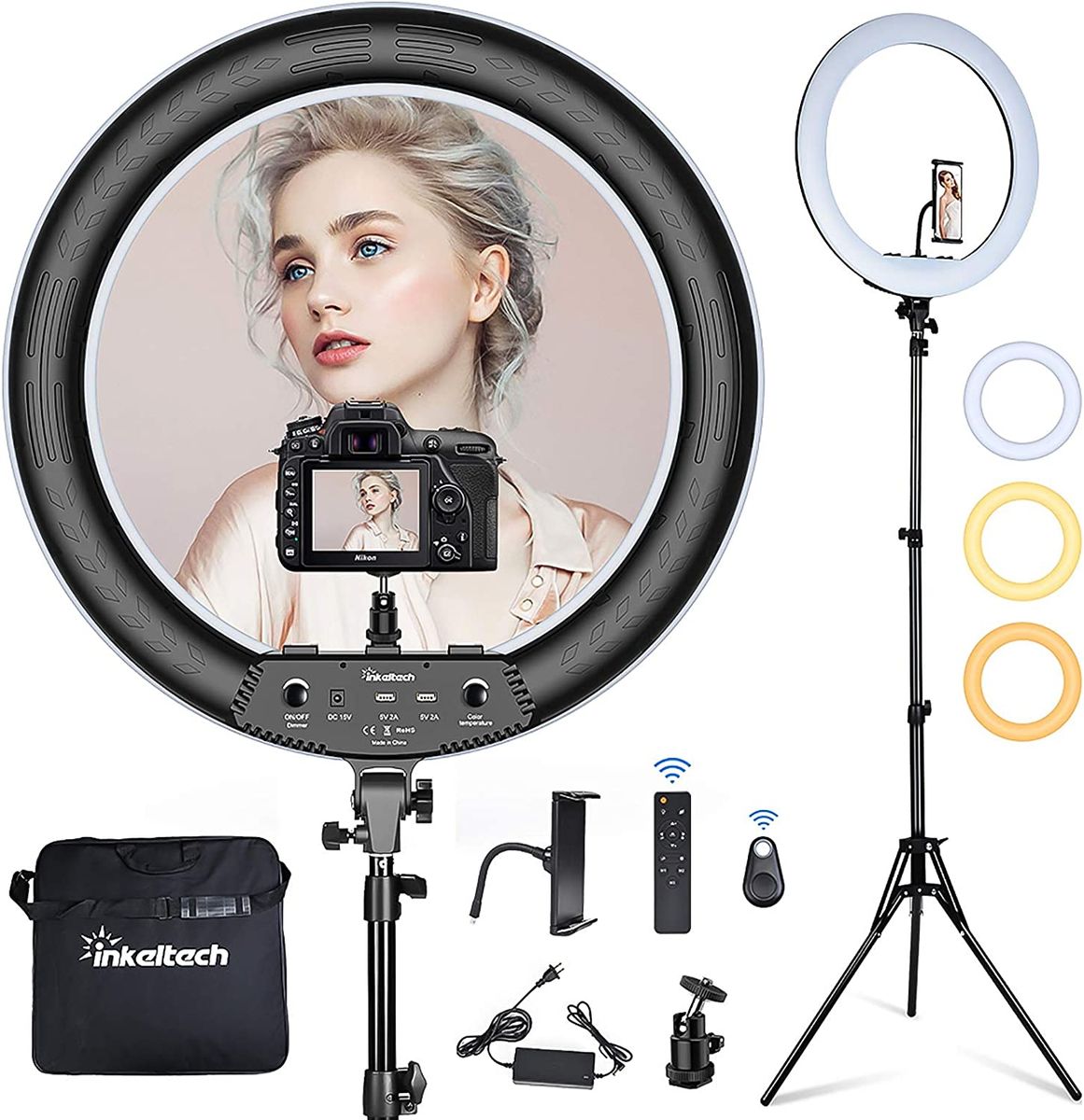 Ring Light LED 18 Inches 48cm - RingLight Stand