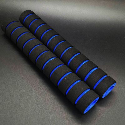 2Pcs/lot 22cm Long Home Workout Equipment Horizontal Bar Grips Sponge Foam Handle-Blue
