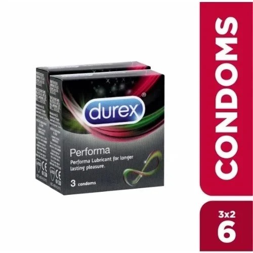 Durex Condoms - Performa - 3pieces X2 Packs.