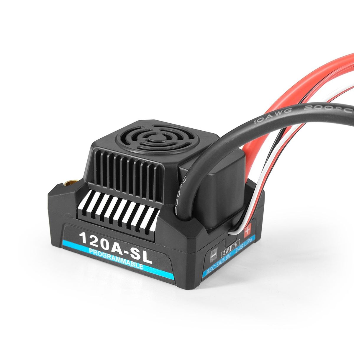 120A Brushless ESC XT60 Plug With 2-4S Lipo 5A/5.8V BEC for 3660/3670/3674 Brushless Motor 1/8 Remote Control Car Off-road Car