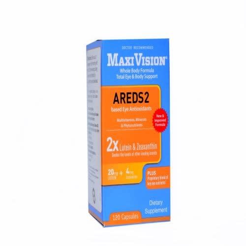Maxi Vision Areds2 Based Eye Antioxidants - 120 Capsules