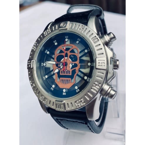 Men&rsquo;s Fashion Classic Waterproof Leather Wristwatch