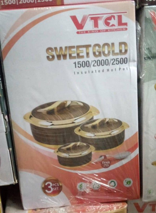 Food Warmer Casserole Set - 3 Pcs