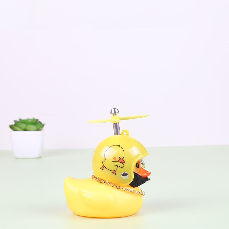 Car Decorations Bike Duck Bicycle Propeller Rubber Duck