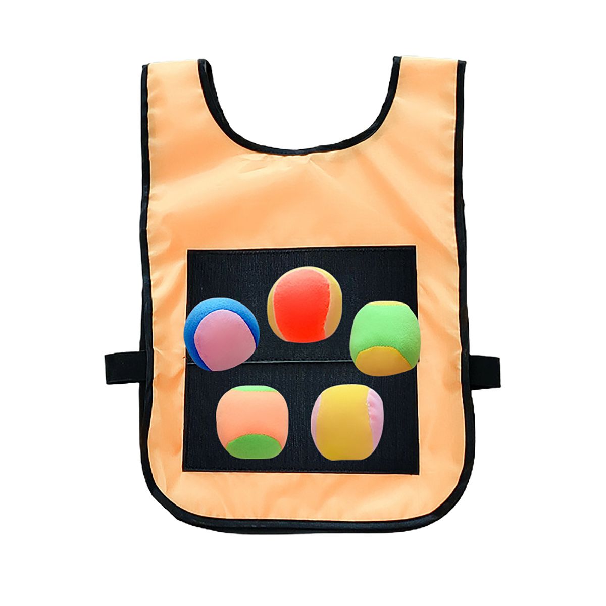 Children Outdoor Sport Game Props Sticky Jersey Vest-Orange