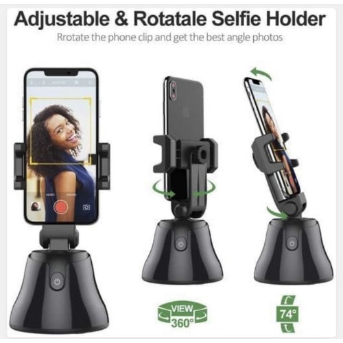 360 Object Tracking Rotation Holder Gimbal + Fill Light-a10