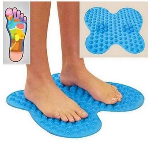 Foot Massager Mat Reflexology Walk Pain Relieve-Blue