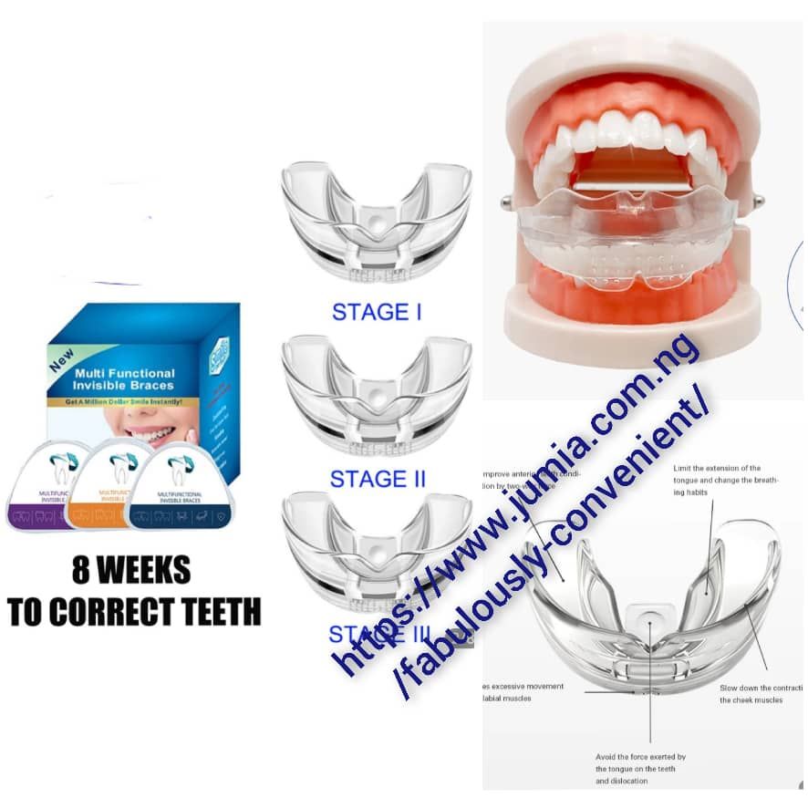 Invisible Orthodontic Teeth Braces Trainer/retainer/aligner-3 Stage