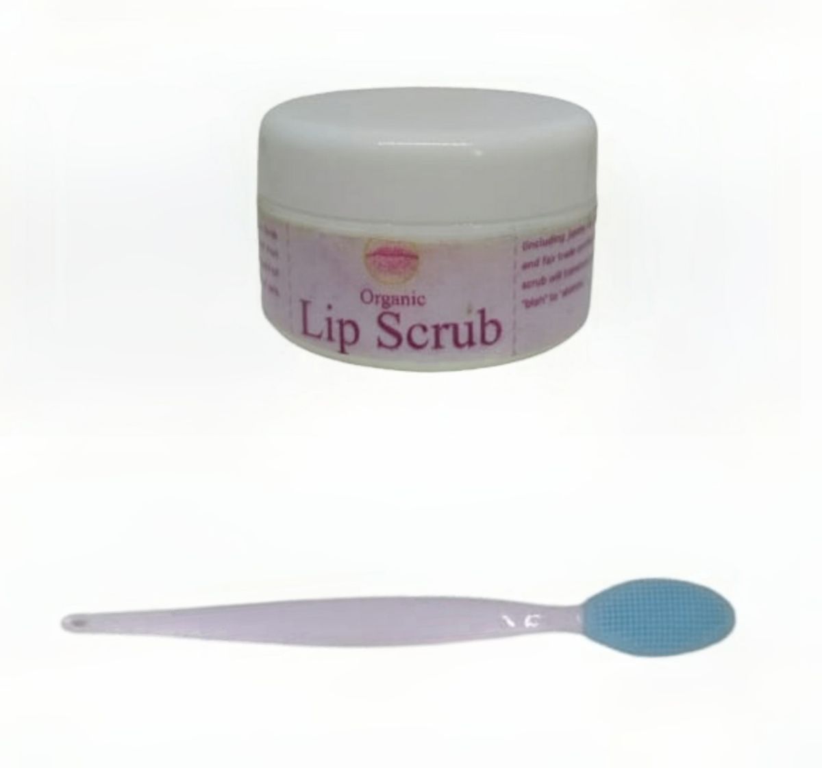 2in1 Lip Set (Lip Scrub + Silicone Lip Brush-Blue)Dark Lip Eraser